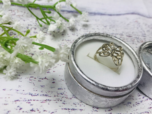 925 Sterling Silver "Butterfly" Ring Size 6.5