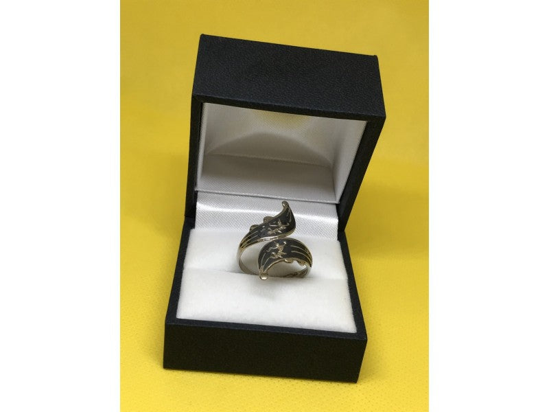 Vintage 925 Sterling Siamese Silver Ring Size 7.5