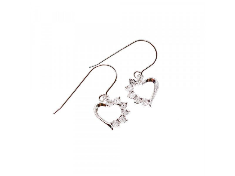925 Sterling Silver "Hearts" Earrings