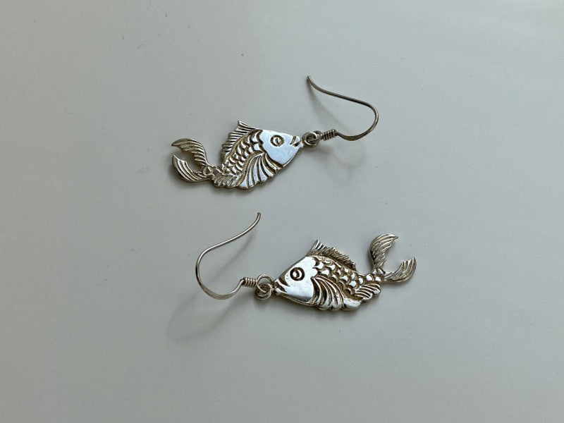 925 Sterling Silver "Fishes" Earrings