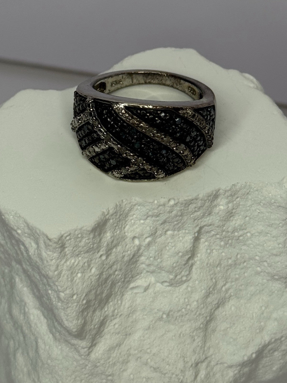 925 Sterling Silver Spinel Ring Size 6