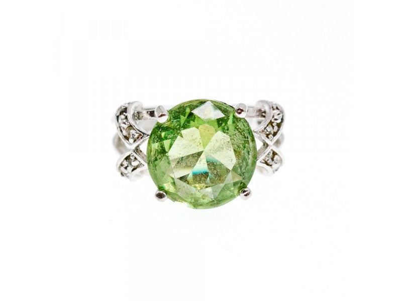 925 Sterling Silver CZ Ring Size 7