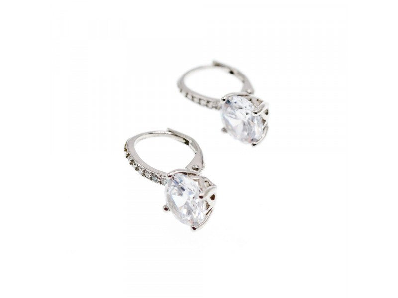 925 Sterling Silver CZ Earrings