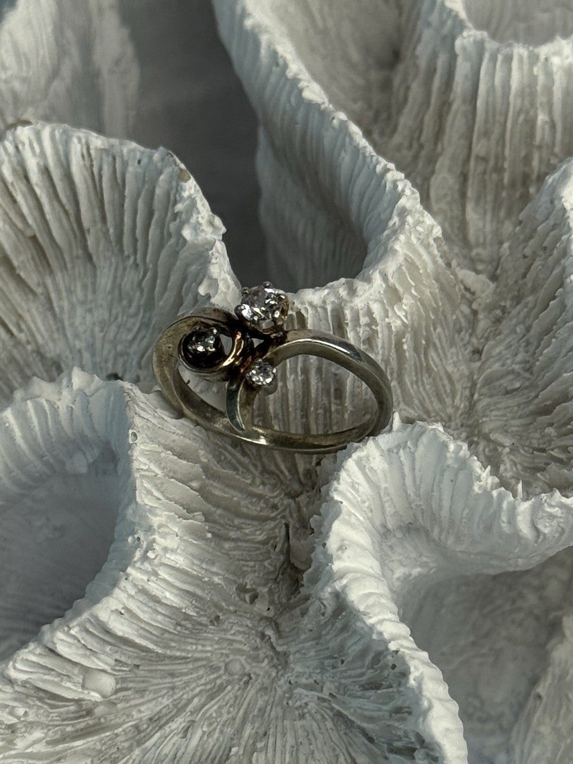 925 Sterling Silver Beryl Ring Size 7