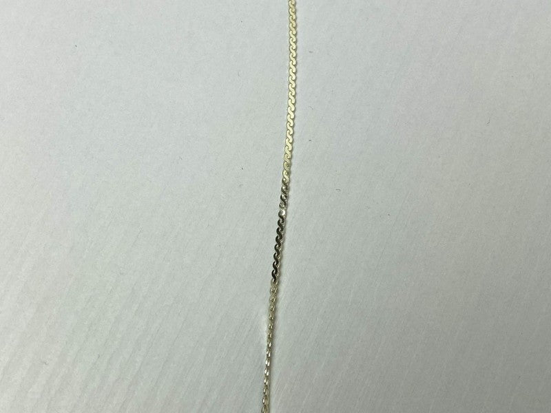 925 Sterling Silver CZ Chain With Pendant 925 Italy