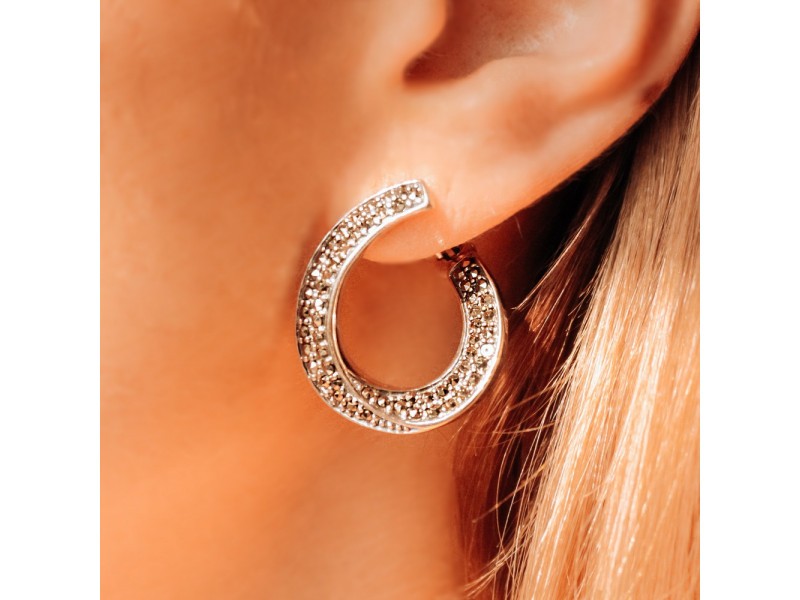 925 Sterling Silver Marcasites Earrings