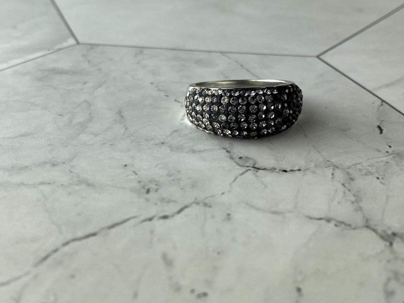Beautiful 925 Sterling Silver CZ Ring Size 7