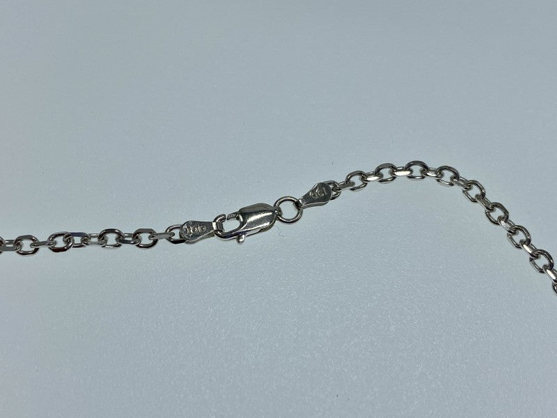 925 Sterling Silver Chain Necklace Italy 18.1 In