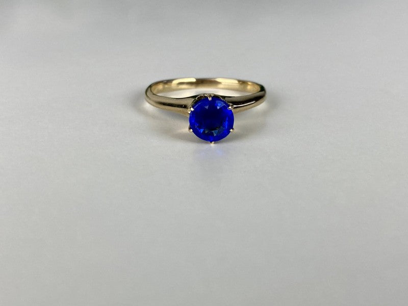 10K Yellow Gold Tanzanite Ring Size 5.5