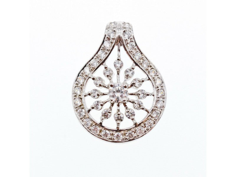 925 Sterling Silver CZ Pendant