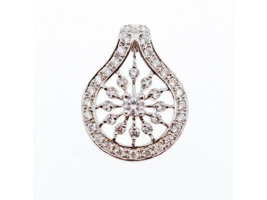925 Sterling Silver CZ Pendant