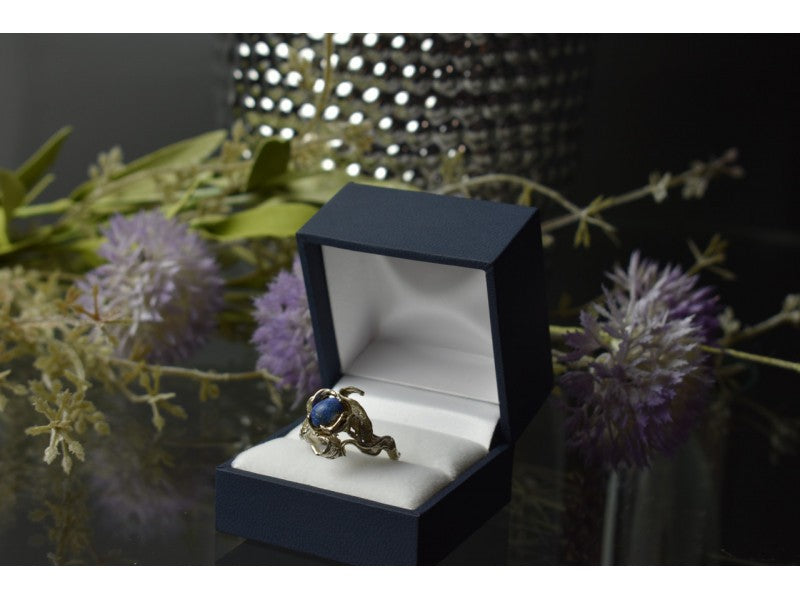 Vintage 925 Sterling Silver Sodalite Ring Size 10