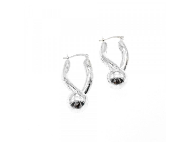 925 Sterling Silver Earrings Italy