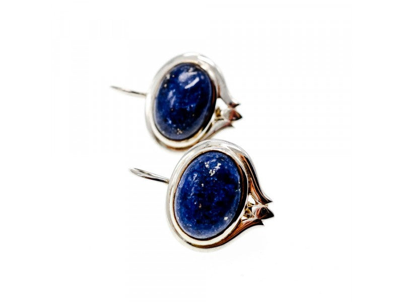 925 Sterling Silver Sodalite Earrings