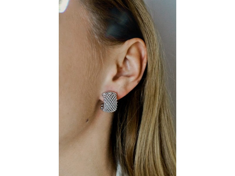 925 Sterling Silver Earrings Italy