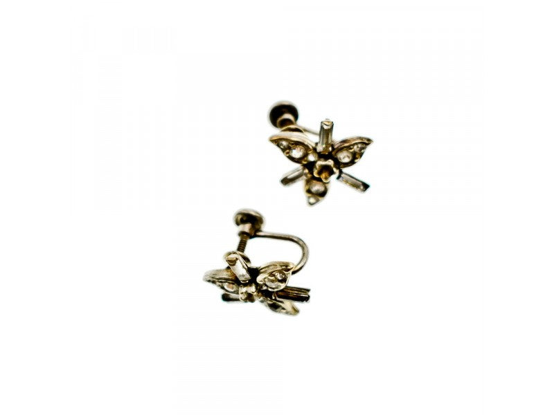 925 Sterling Silver White CZ Earrings