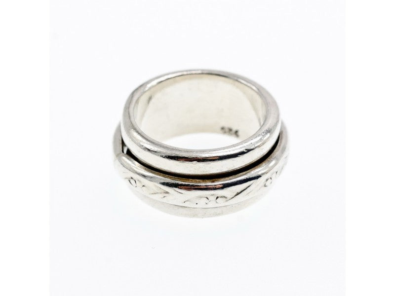 925 Sterling Silver "Spinner" Ring Size 5.5