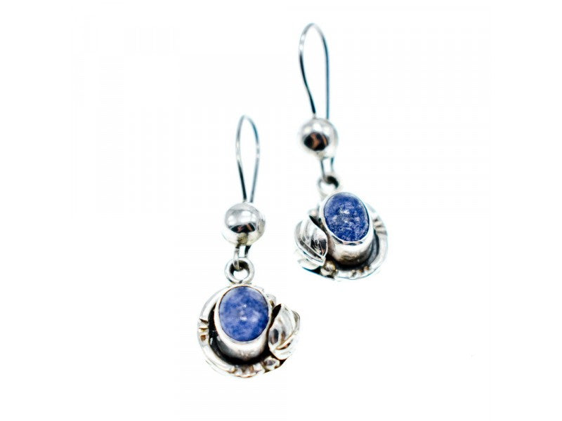 925 Sterling Silver Sodalite Earrings