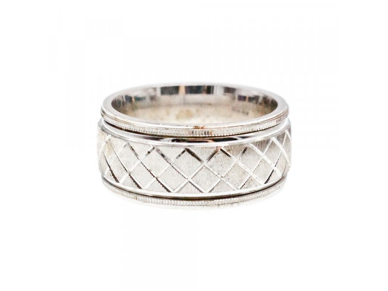 925 Sterling Silver "Spinner" Ring Size 8.5