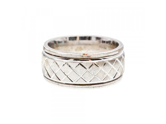 925 Sterling Silver "Spinner" Ring Size 8.5