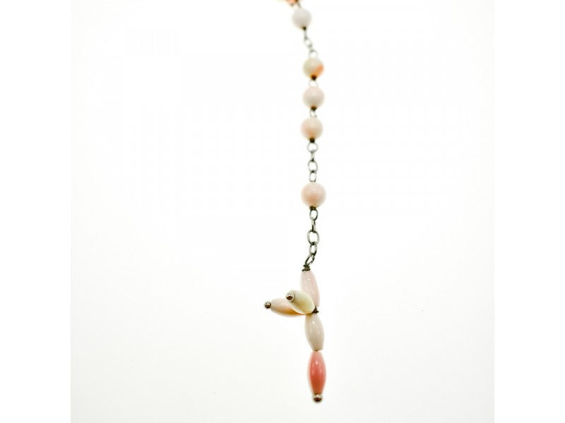 925 Sterling Silver Corals Necklace