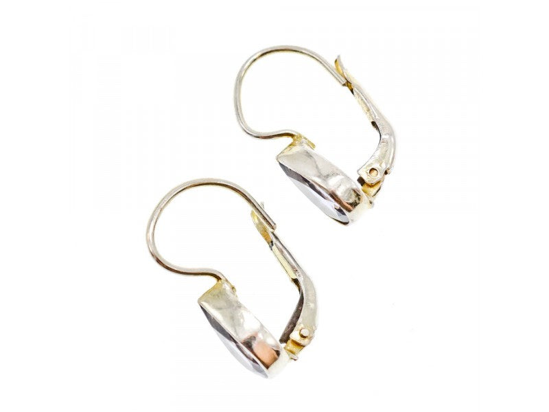 925 Sterling Silver Tourmaline "Drop" Earrings