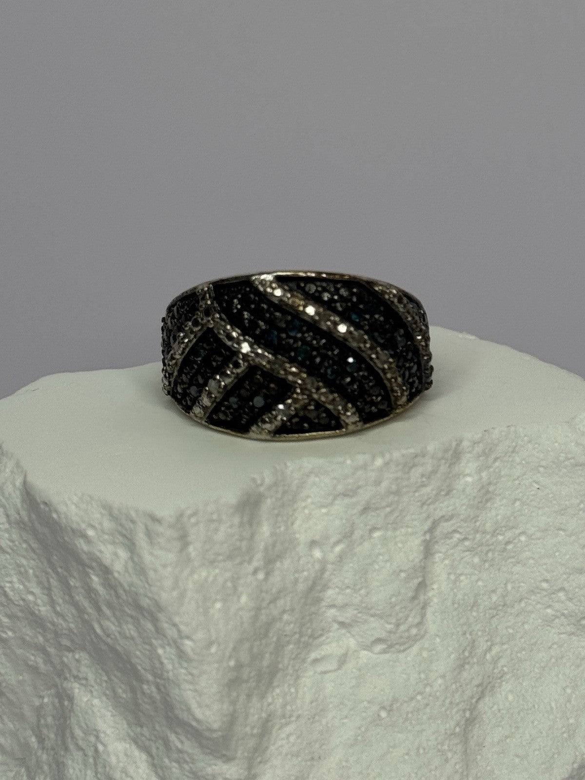 925 Sterling Silver Spinel Ring Size 6