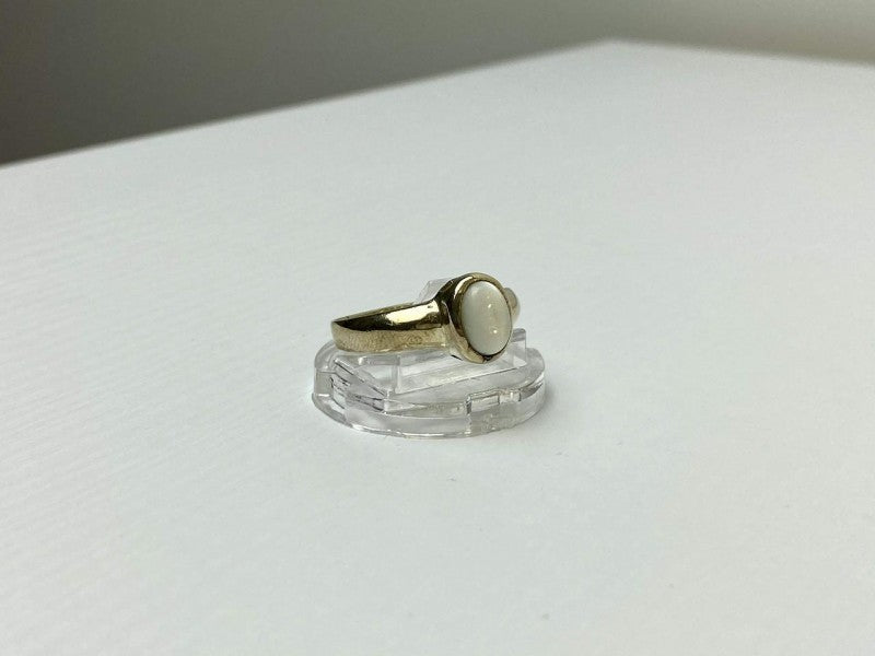 Vintage 925 Sterling Silver Moonstone Ring Size 11.25