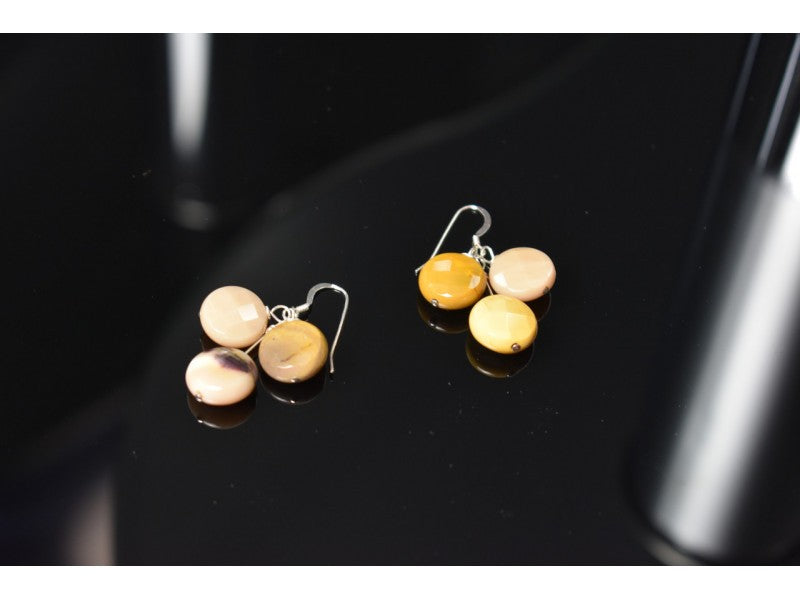 925 Sterling Silver Jasper Earrings