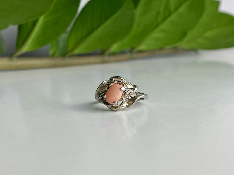 925 Sterling Silver Agate Ring Size 5.5