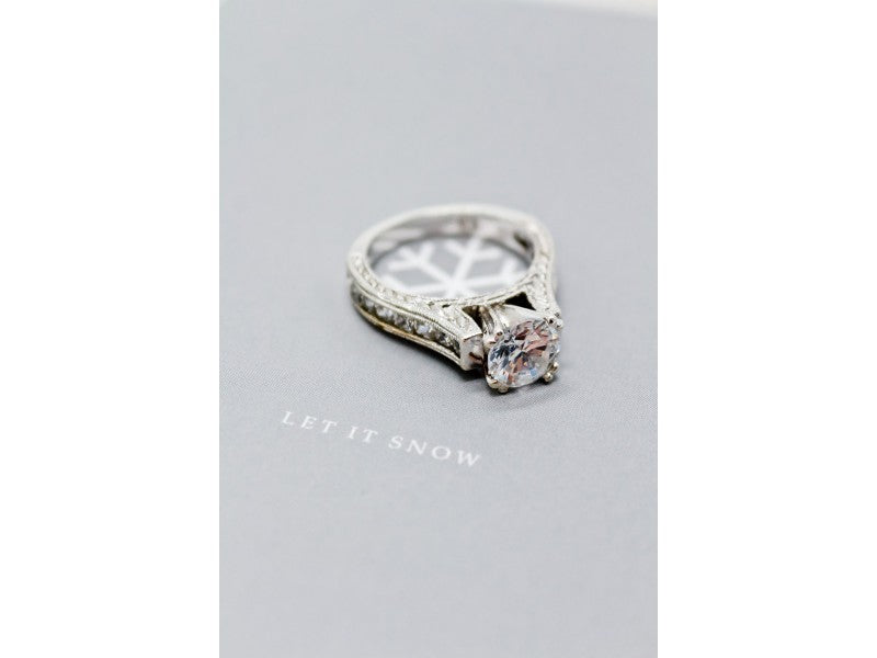 925 Sterling Silver CZ Ring Size 7.5