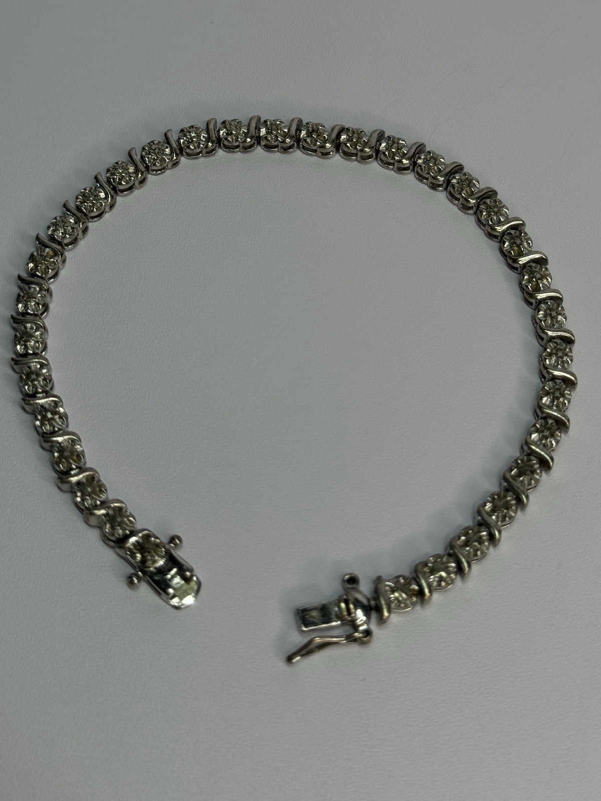 925 Sterling Silver Bracelet Length 7.5 Inch