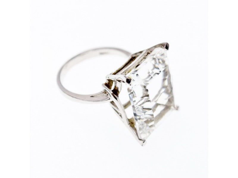 925 Sterling Silver CZ Ring Size 11.75
