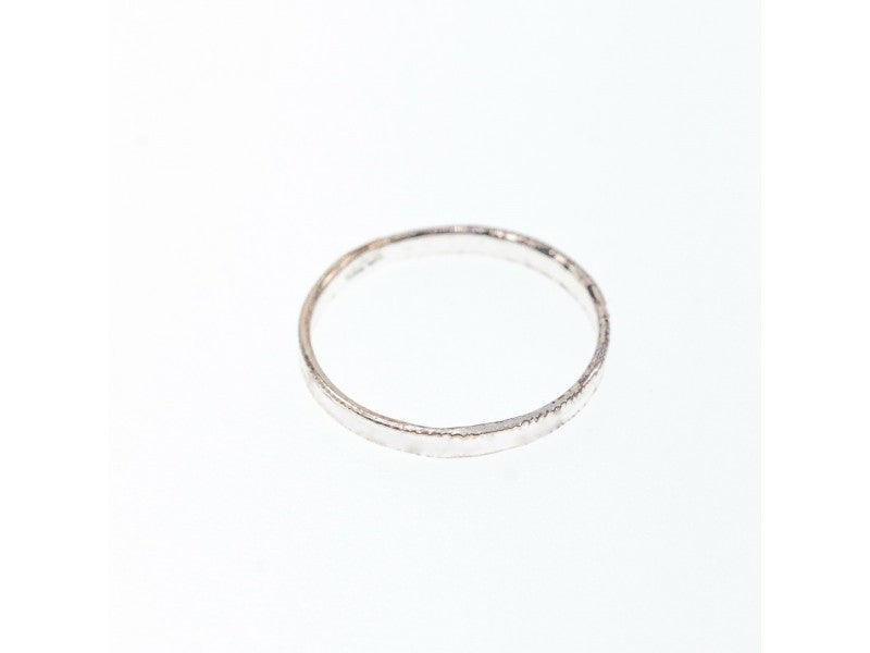 925 Sterling Silver Band Ring Size 8.5 Italy