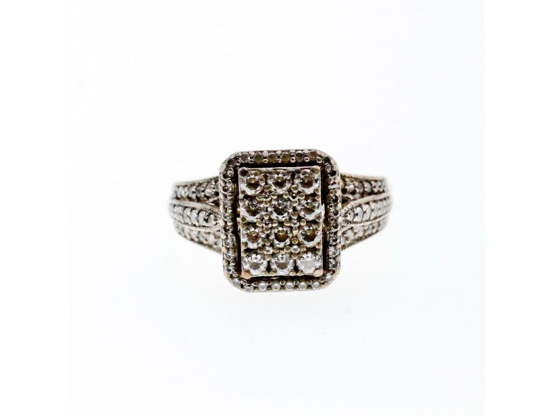 925 Sterling Silver CZ Ring Size 7