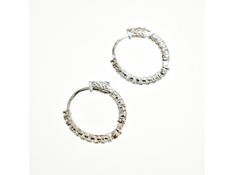 925 Sterling Silver CZ Earrings Turkey