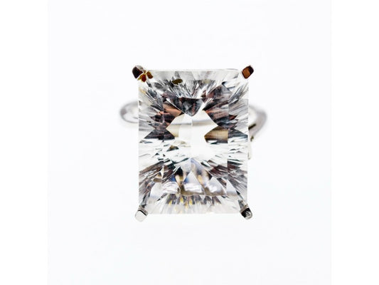 925 Sterling Silver CZ Ring Size 11.75