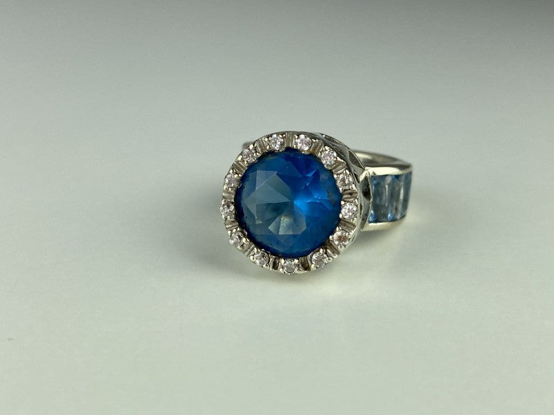 925 Sterling Silver CZ Ring Size 6.5