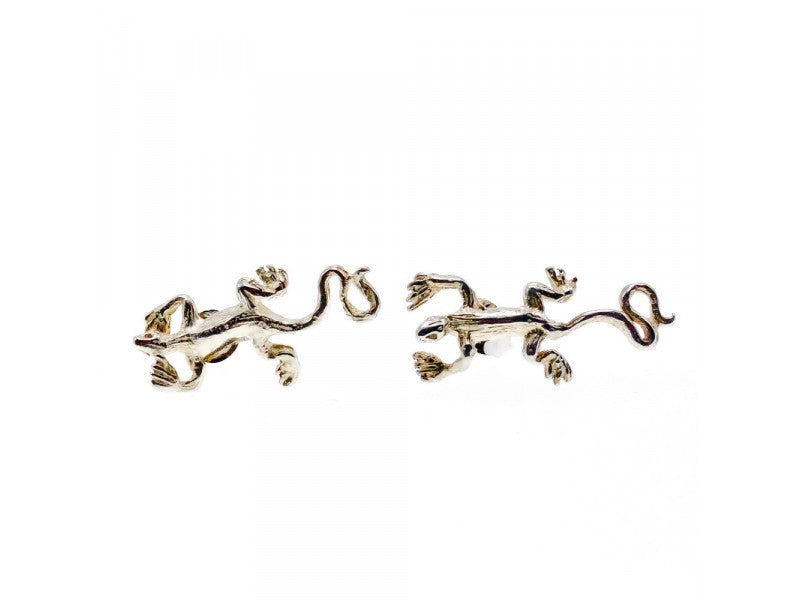 925 Sterling Silver "Lizard" Stud Earrings