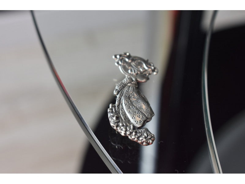 Vintage 925 Sterling Silver "Girl" Brooch
