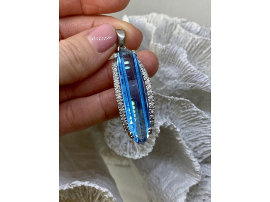 925 Sterling Silver Alpanite Pendant