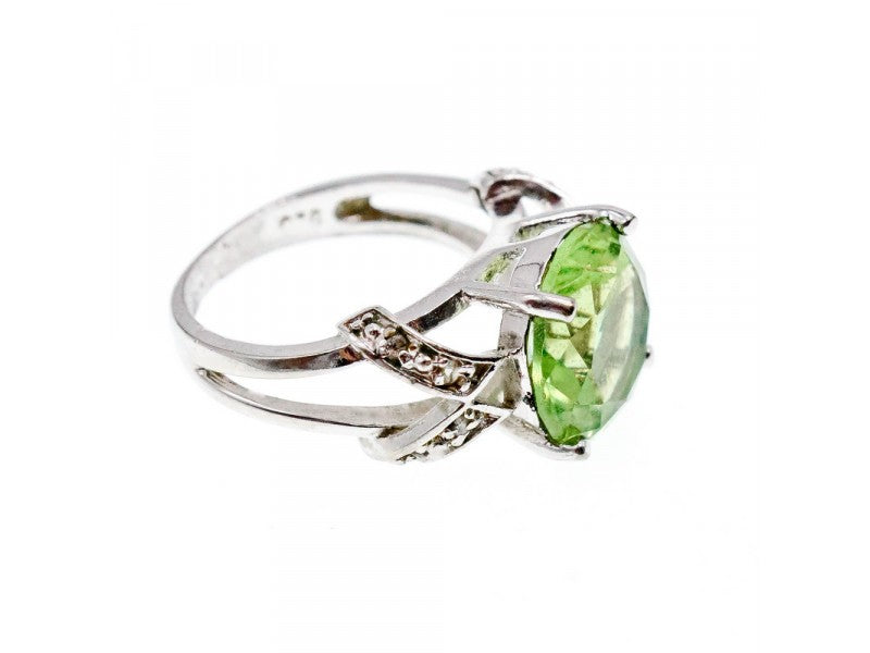 925 Sterling Silver CZ Ring Size 7