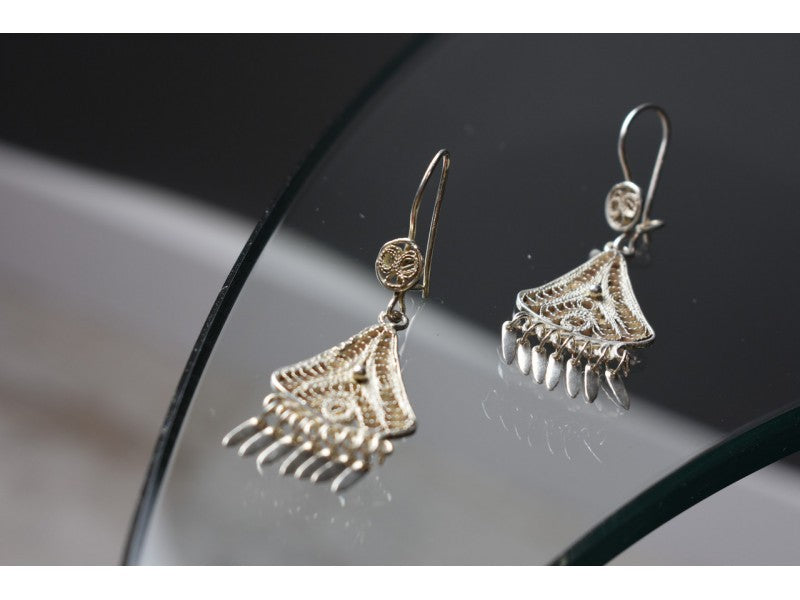 Vintage 925 Sterling Silver Earrings