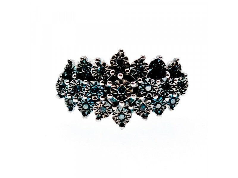 925 Sterling Silver Spinel Ring Size 8