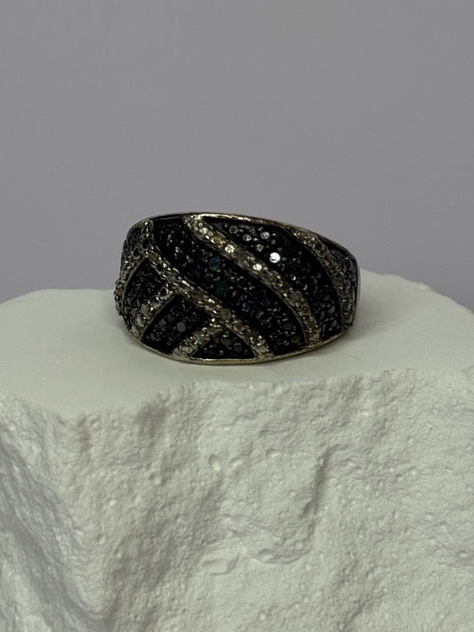 925 Sterling Silver Spinel Ring Size 6
