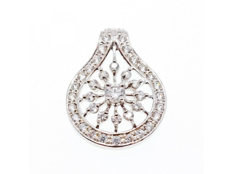 925 Sterling Silver CZ Pendant