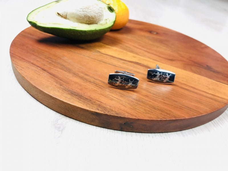 Men's Vintage 925 Siam Sterling Silver Cufflinks