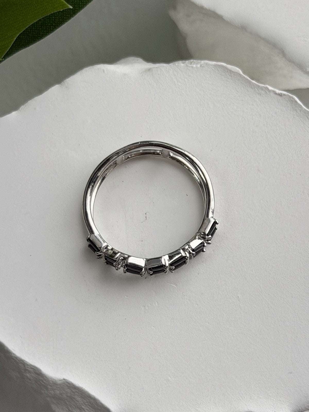 Bomb Party 925 Sterling Silver Tourmaline Ring Size 10