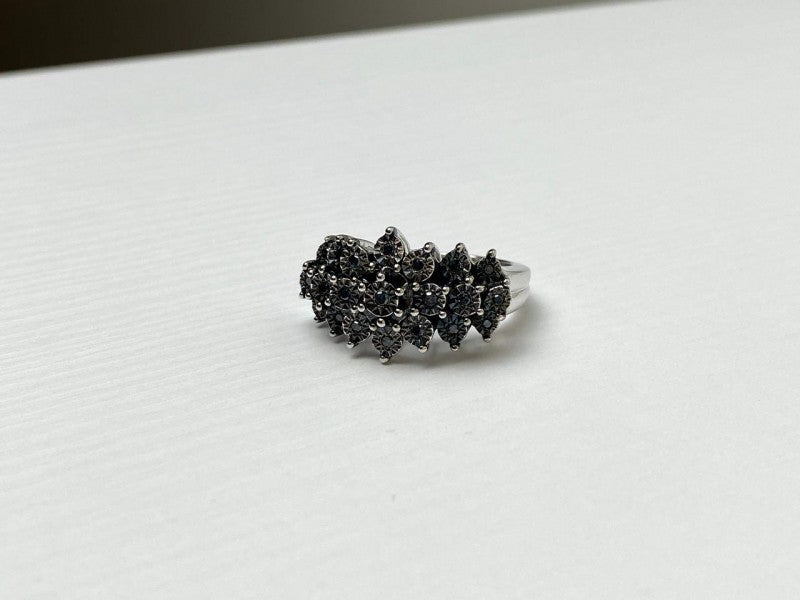 925 Sterling Silver Spinel Ring Size 8