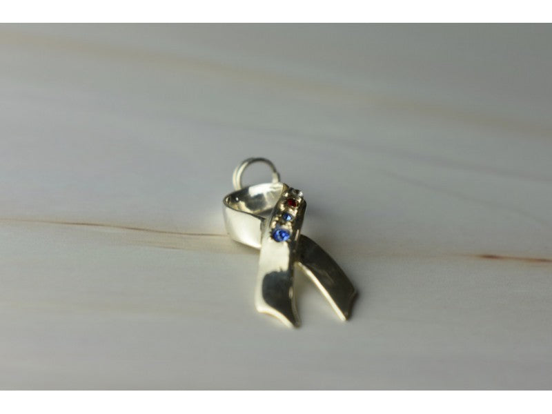 925 Sterling Silver Multicolor CZ Pendant